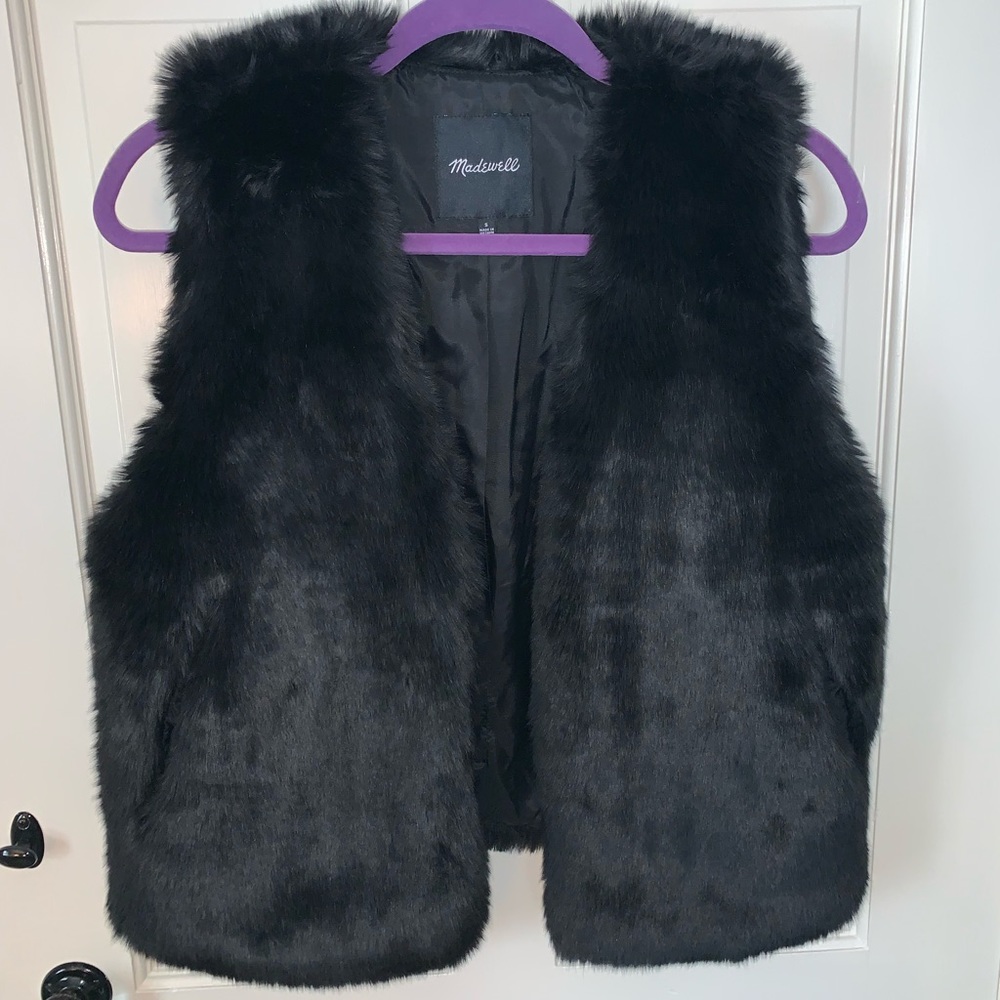 Madewell Faux Fur Vest